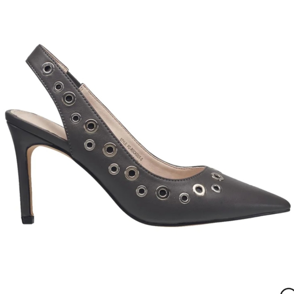 NEW French Connection Rockout Slingback Pumps Size 10 Women's